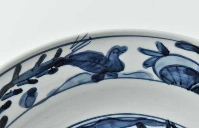 北野敏一（犀ノ音窯） 樹下双鹿図大皿 ｜ 暮らしのうつわ花田 和食器 通販