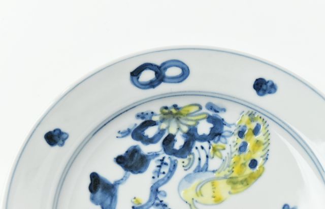 横井佳乃 12 6寸皿 色絵 孔雀 ｜ 暮らしのうつわ花田 和食器 通販