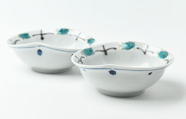 横井佳乃 26 4寸笠鉢 色絵 カメのみち ｜ 暮らしのうつわ花田 和食器 通販