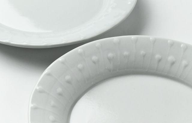 高原真由美 8 楕円皿 白磁いっちん雫 ｜ 暮らしのうつわ花田 和食器 通販