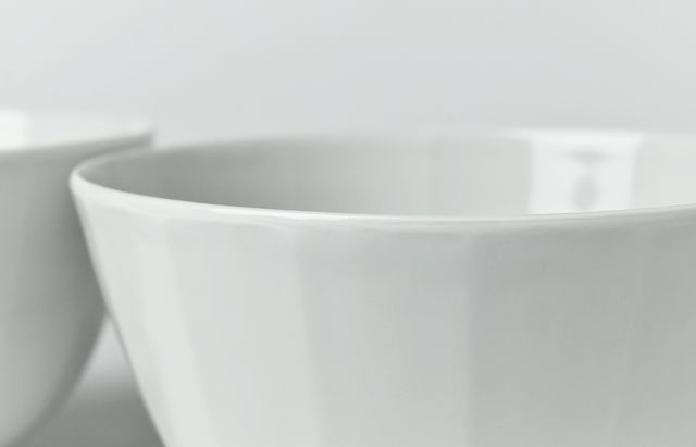 水野克俊 69 白磁面取5寸丼 ｜ 暮らしのうつわ花田 和食器 通販