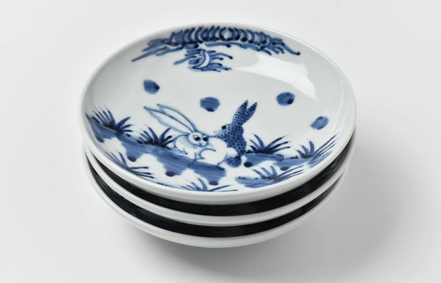 岩永浩 野兎文5寸皿 ｜ 暮らしのうつわ花田 和食器 通販