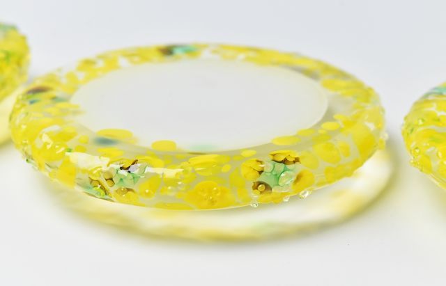 河上智美 ミモザの小皿 ｜ 暮らしのうつわ花田 和食器 通販