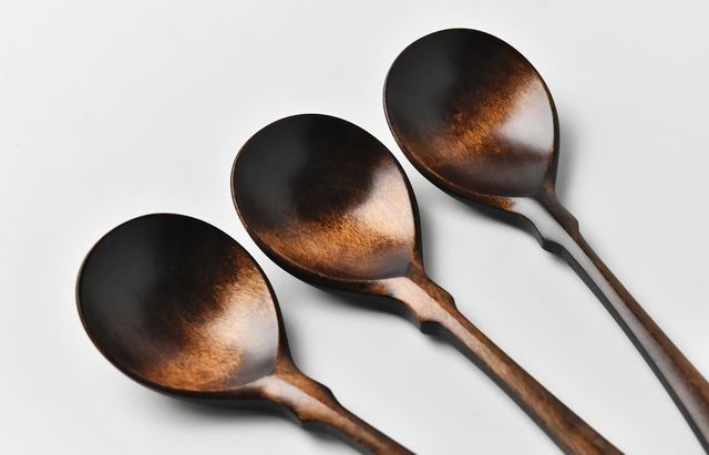 平岡正弘 スープスプーンショート イタヤカエデ（拭漆） ｜ 暮らしの