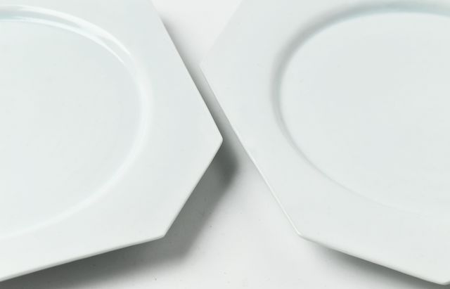 宮岡麻衣子 20 白磁隅切皿 ｜ 暮らしのうつわ花田 和食器 通販
