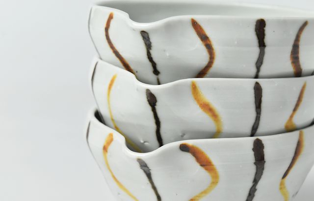 中尾万作 89 サビよろけ縞片口鉢 ｜ 暮らしのうつわ花田 和食器 通販