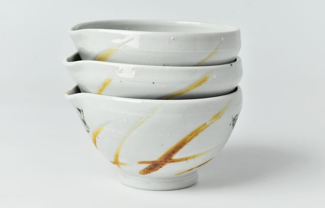 中尾万作 91 サビ秋草千鳥片口鉢 ｜ 暮らしのうつわ花田 和食器 通販