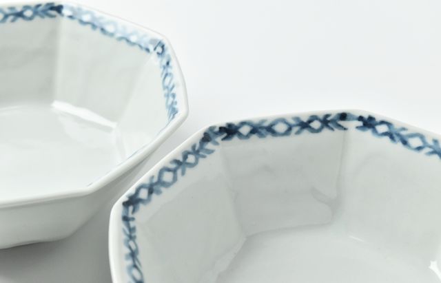 稲村真耶 印判5寸八角鉢 ｜ 暮らしのうつわ花田 和食器 通販