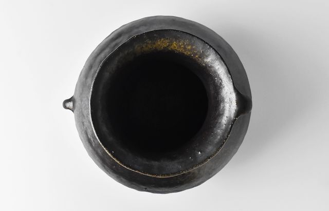 城進 79 鉄釉壺 ｜ 暮らしのうつわ花田 和食器 通販