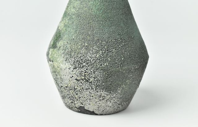 野口悦士 290 緑青 ボトル ｜ 暮らしのうつわ花田 和食器 通販