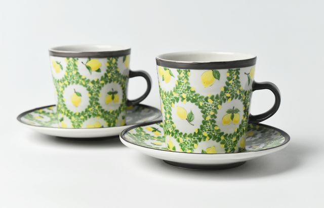 阿部慎太朗 62 カップ＆ソーサー（檸檬/リバティ） ｜ 暮らしのうつわ