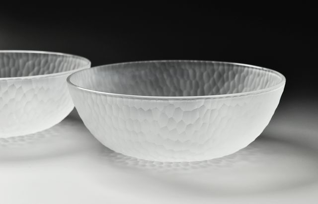 値下げ【新品未使用】市川知也　氷鱗　お皿　ガラス工芸 市川知也 大鉢氷鱗 ｜ 暮らしのうつわ花田 和食器 通販