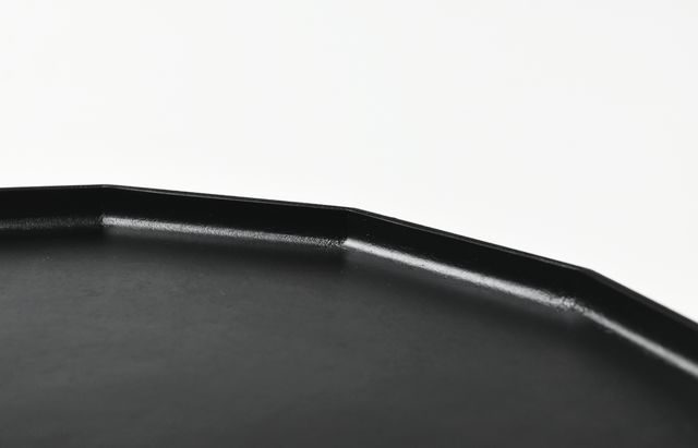 ふじい製作所 36 漆と和紙 十六角盆 黒 ｜ 暮らしのうつわ花田 和食器 通販