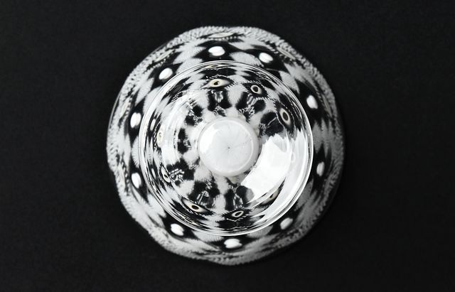 みずのみさ　モザイクコンポート　 ガラス デザートカップ　作家もの　一点もの みずのみさモザイクコンポート ガラス デザートカップ作家もの