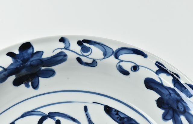 北野敏一（犀ノ音窯） 蓮鷺文大皿 ｜ 暮らしのうつわ花田 和食器 通販