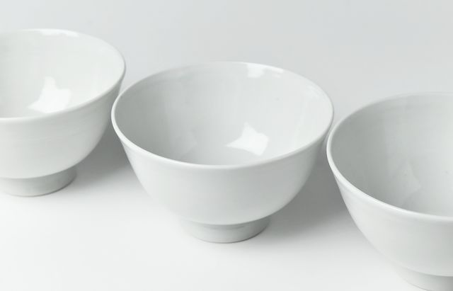 水野克俊 24 白磁碗 ｜ 暮らしのうつわ花田 和食器 通販