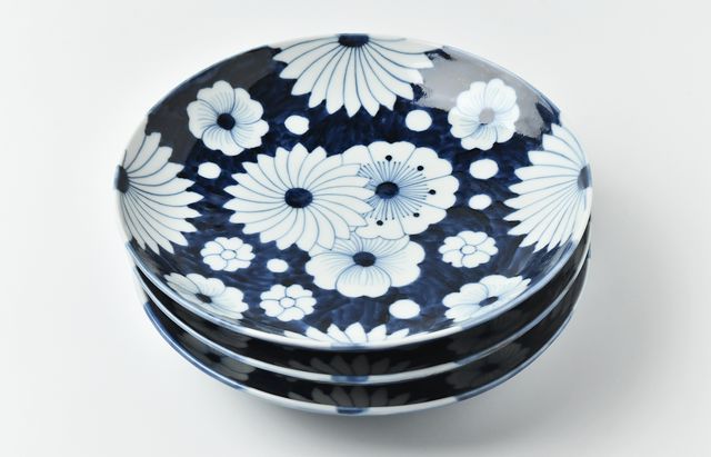 岩永浩 菊花外濃文7寸皿 ｜ 暮らしのうつわ花田 和食器 通販