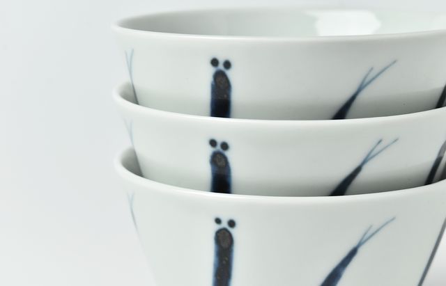 岩永浩 メダカ文小鉢 ｜ 暮らしのうつわ花田 和食器 通販