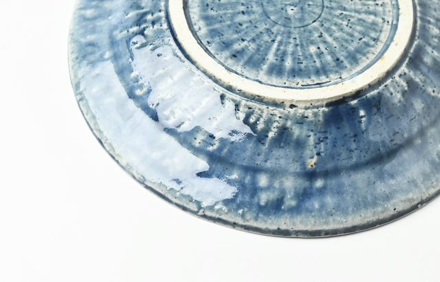 雪ノ浦裕一 6 藍釉紫陽花文皿 ｜ 暮らしのうつわ花田 和食器 通販
