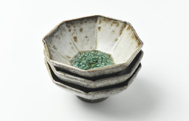 雪ノ浦裕一 灰釉八角豆鉢 ｜ 暮らしのうつわ花田 和食器 通販