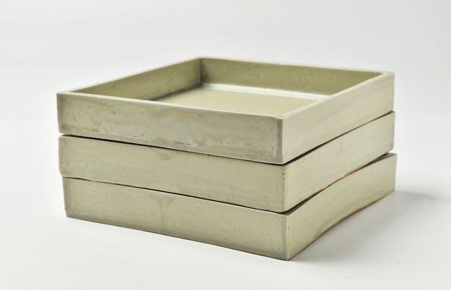 青白磁 四角形皿 5個セット Amazon.co.jp: 10個セット 角皿 青磁