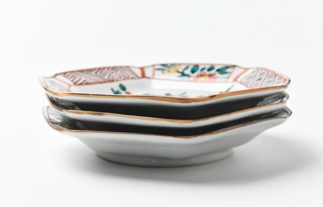 織部 現代 色彩皿 西陣織皿 ORI-ZARA ＜ホワイト・ピンクセット＞ / k-cs/ケイクス – k