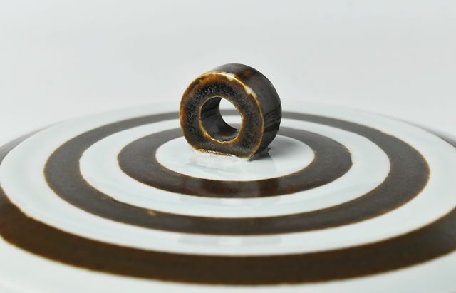 織部焼 菓子器 鉄輪 平茶碗 織部 松本鉄山 茶器＆茶道具 抹茶碗 - Sazen Tea