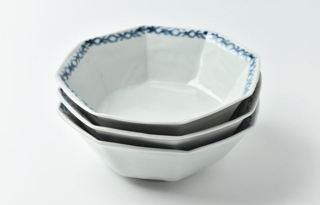 稲村真耶 印判5寸八角鉢 ｜ 暮らしのうつわ花田 和食器 通販