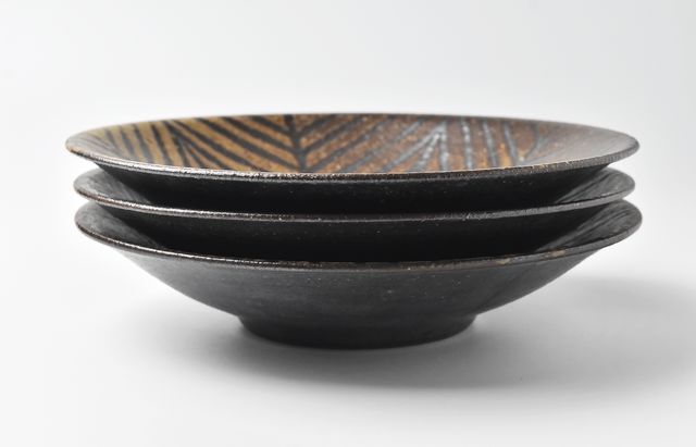 城進 11A 鉄絵平鉢7寸 ｜ 暮らしのうつわ花田 和食器 通販