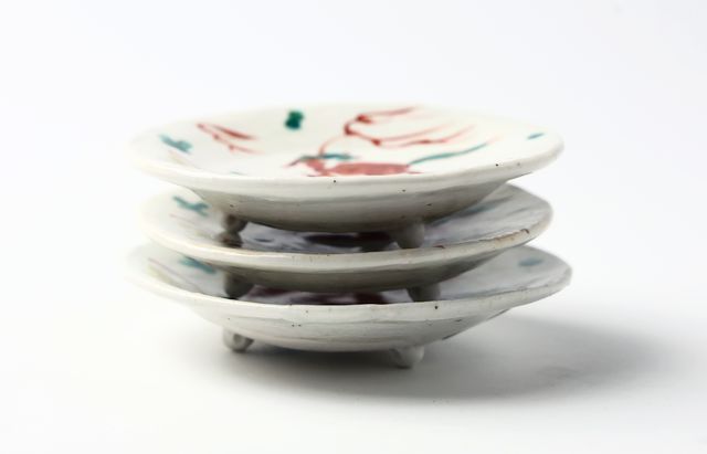 松浦ナオコ 7 色絵馬文小皿 ｜ 暮らしのうつわ花田 和食器 通販