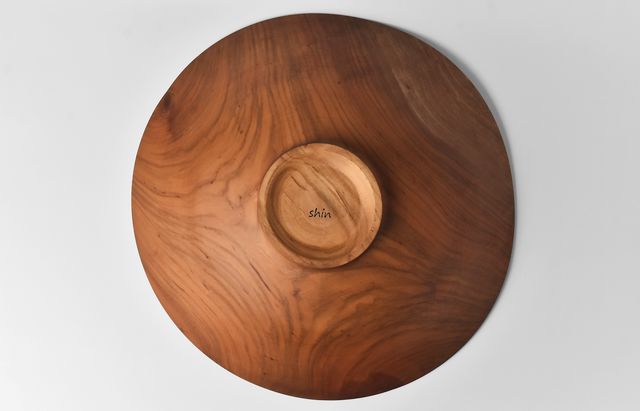 iiDA Woodturning 18D サラダ＆パスタボウル さくら/ウレタン（飯田