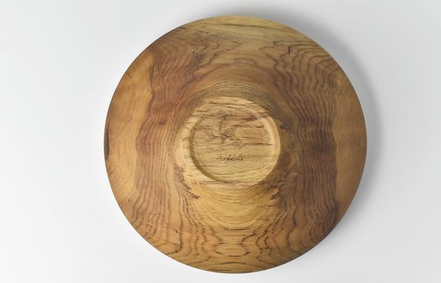 iiDA Woodturning 19B サラダ＆パスタボウル なら/ウレタン（飯田慎一