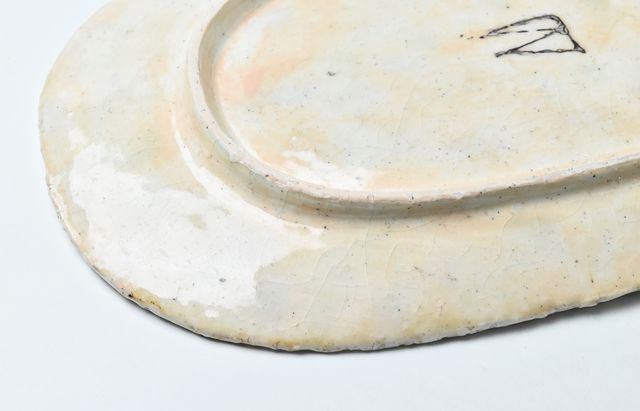 鈴木重孝 5B 薄紅化粧長楕円大皿 ｜ 暮らしのうつわ花田 和食器 通販