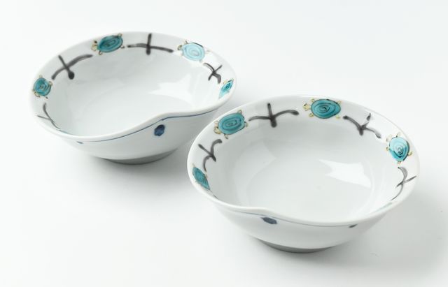 横井佳乃 26 4寸笠鉢 色絵 カメのみち ｜ 暮らしのうつわ花田 和食器 通販