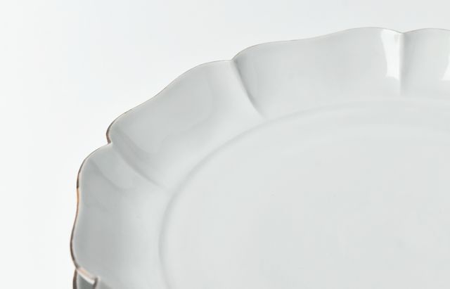 水野克俊 27 白磁口紅輪花盤 ｜ 暮らしのうつわ花田 和食器 通販