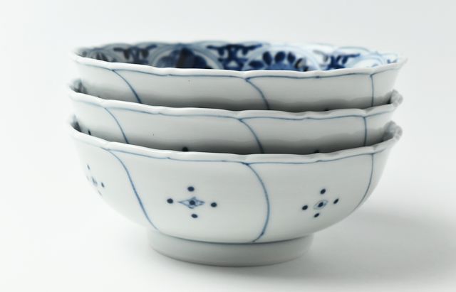 岩永 浩 芙蓉手花鳥文輪花深向付 ｜ 暮らしのうつわ花田 和食器 通販