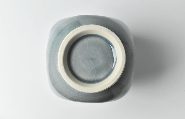 稲村真耶 渋蒼釉赤絵壺 ｜ 暮らしのうつわ花田 和食器 通販