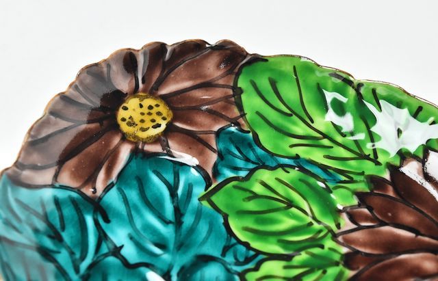 浦陽子 色絵菊平向付 ｜ 暮らしのうつわ花田 和食器 通販