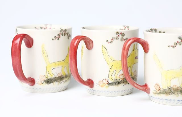 松浦ナオコ 14B オオカミのマグカップ（探検の途中で） ｜ 暮らしの