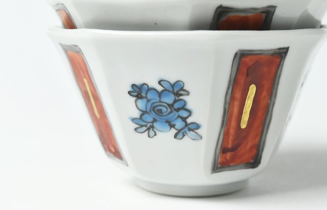 有節萬古　八角色絵鉢 正木春蔵 色絵金彩 八角小鉢 ｜ 暮らしのうつわ花田 和食器 通販