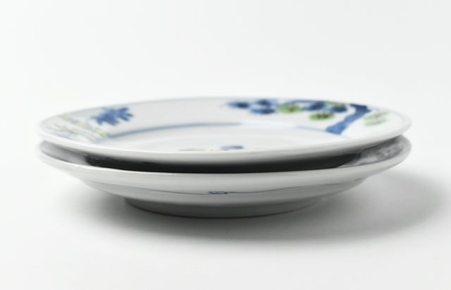 横井佳乃 9 5寸皿 色絵 松竹梅 ｜ 暮らしのうつわ花田 和食器 通販