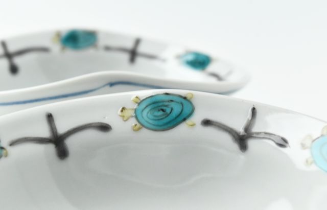 横井佳乃 26 4寸笠鉢 色絵 カメのみち ｜ 暮らしのうつわ花田 和食器 通販