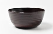石川漆宝堂 溜挽目うつわ（大）