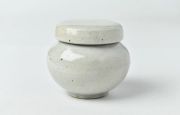 日高伸治 7B 青白磁蓋付薬壺 豆