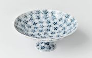 陶芸家　作家物　中荒江道子　九谷焼　九谷　染付　酒器　ぐい呑　盃　杯　化粧箱 陶芸家 作家物 中荒江道子 九谷焼 九谷 染付 酒器 ぐい呑 盃 杯