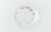 三留舞 3 桜咲く丸皿