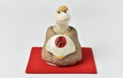 京焼・清水焼 花背窯 徳力富吉郎作 宝づくし 茶碗 在銘 無傷 共