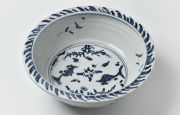 北野敏一（犀ノ音窯） 双魚図大鉢
