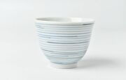 ほたる窯 千段線煎茶碗