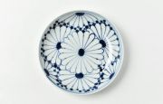 須谷窯 菊文5寸皿【H】